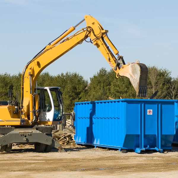 can i request a rental extension for a residential dumpster in Jefferson PA